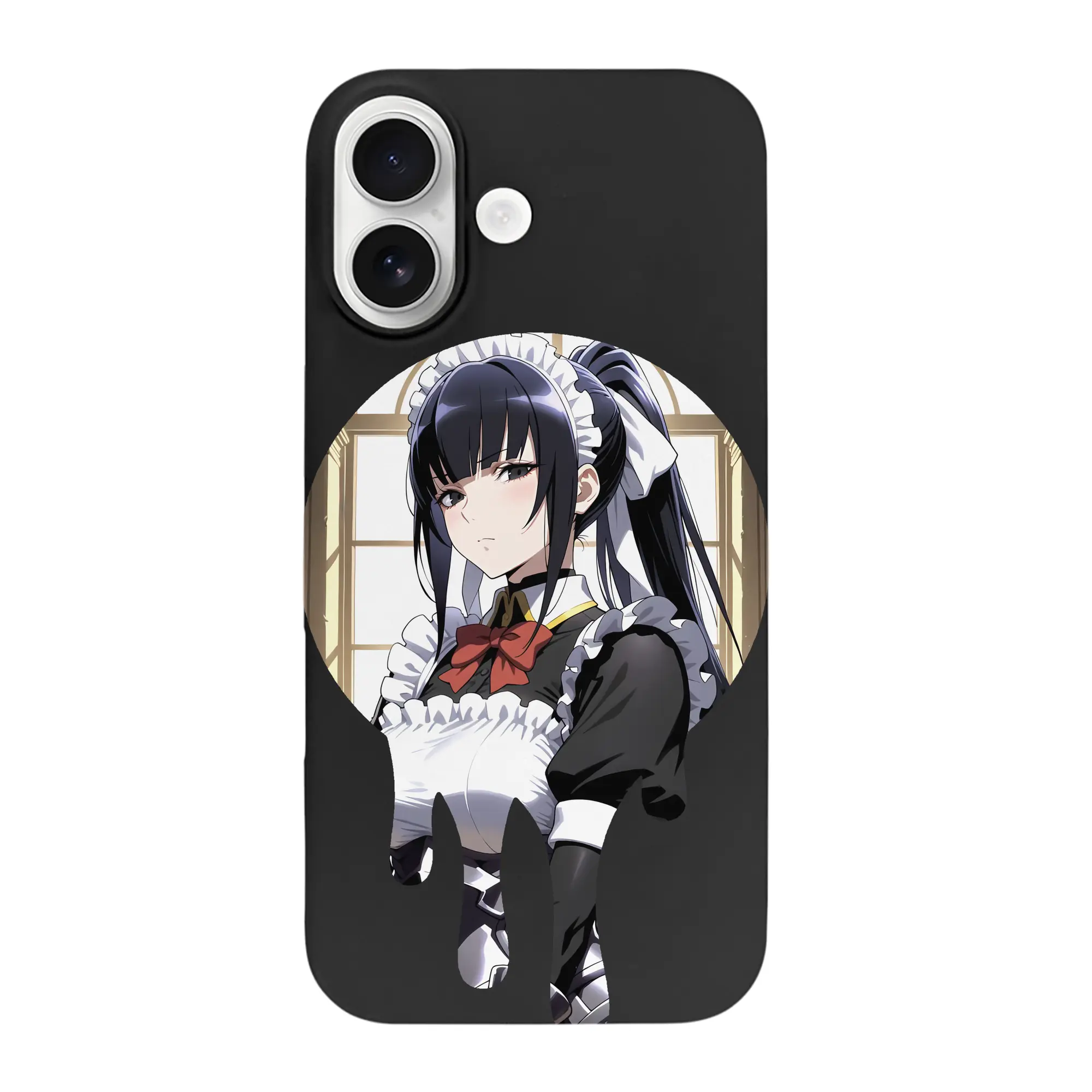 オーバーロード グッズ ナーベラル・ガンマ - iPhone 17 シリーズ シリコンケース 薄型 耐衝撃 指紋防止 ソフトタッチカバー 精密フィット 傷防止 保護ケース iPhone 17/17 Air/17 Pro/17 Pro Max 対応